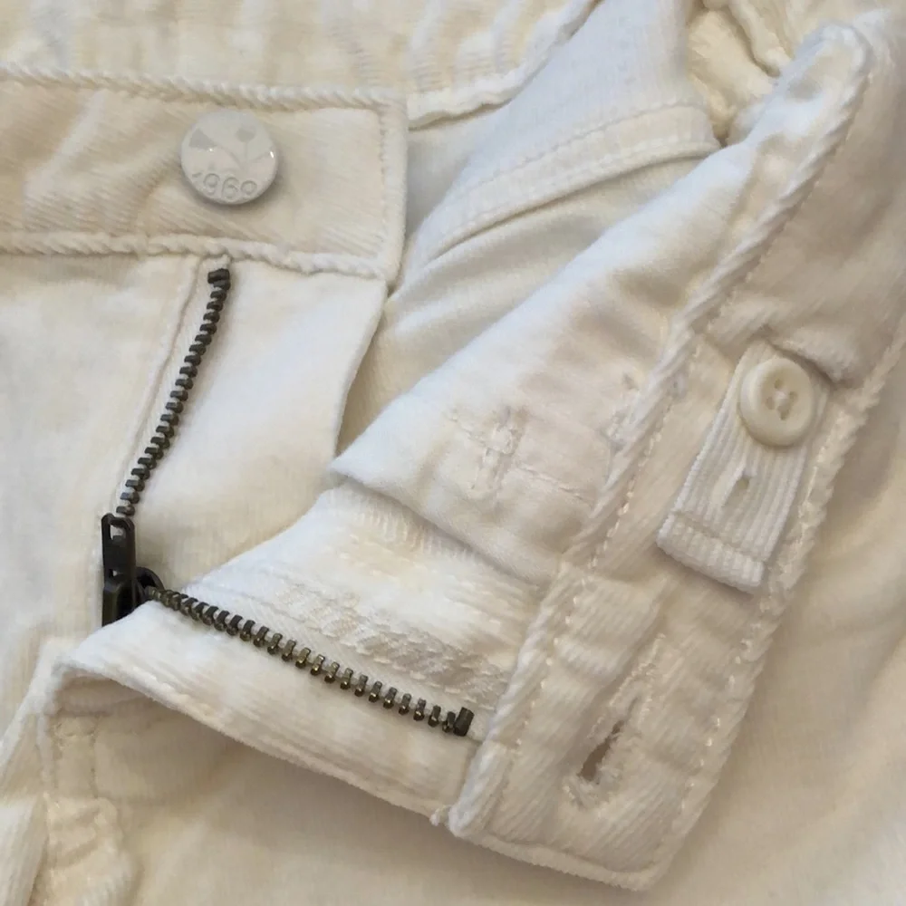2013 GapKids Cream 5 Pocket Corduroy Pants Size 7 Girls